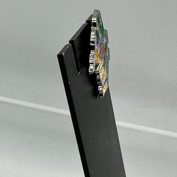 Green Enamel Pin Books Magical Slytherin House Snitch Scarf Herbology Potions - Picture 7 of 8